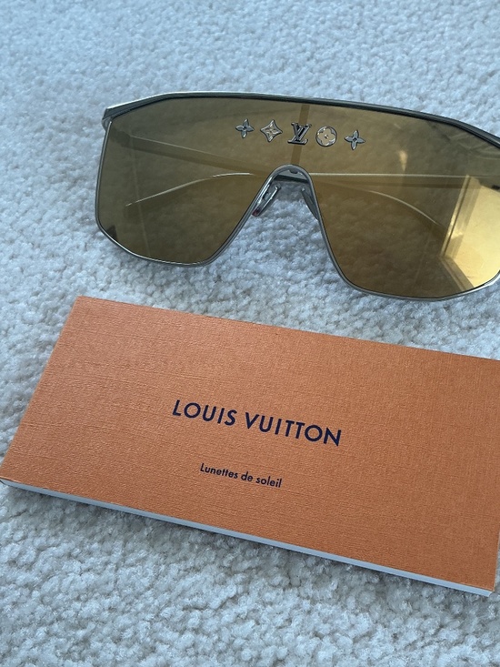 Metal LV Golden Mask Sunglasses Z1853U Gold main image 5